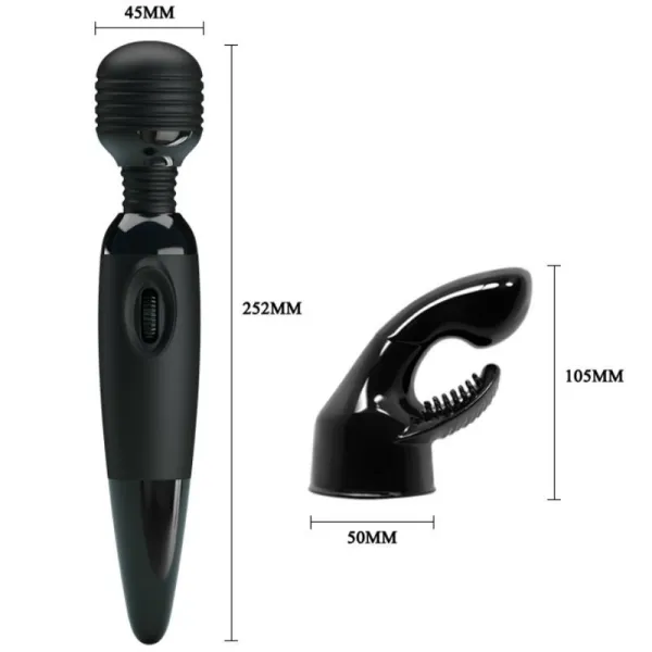 Sinnlicher Massager mit Auswechselbarem Kopf von Baile Power Head | Fesselliebe.de
