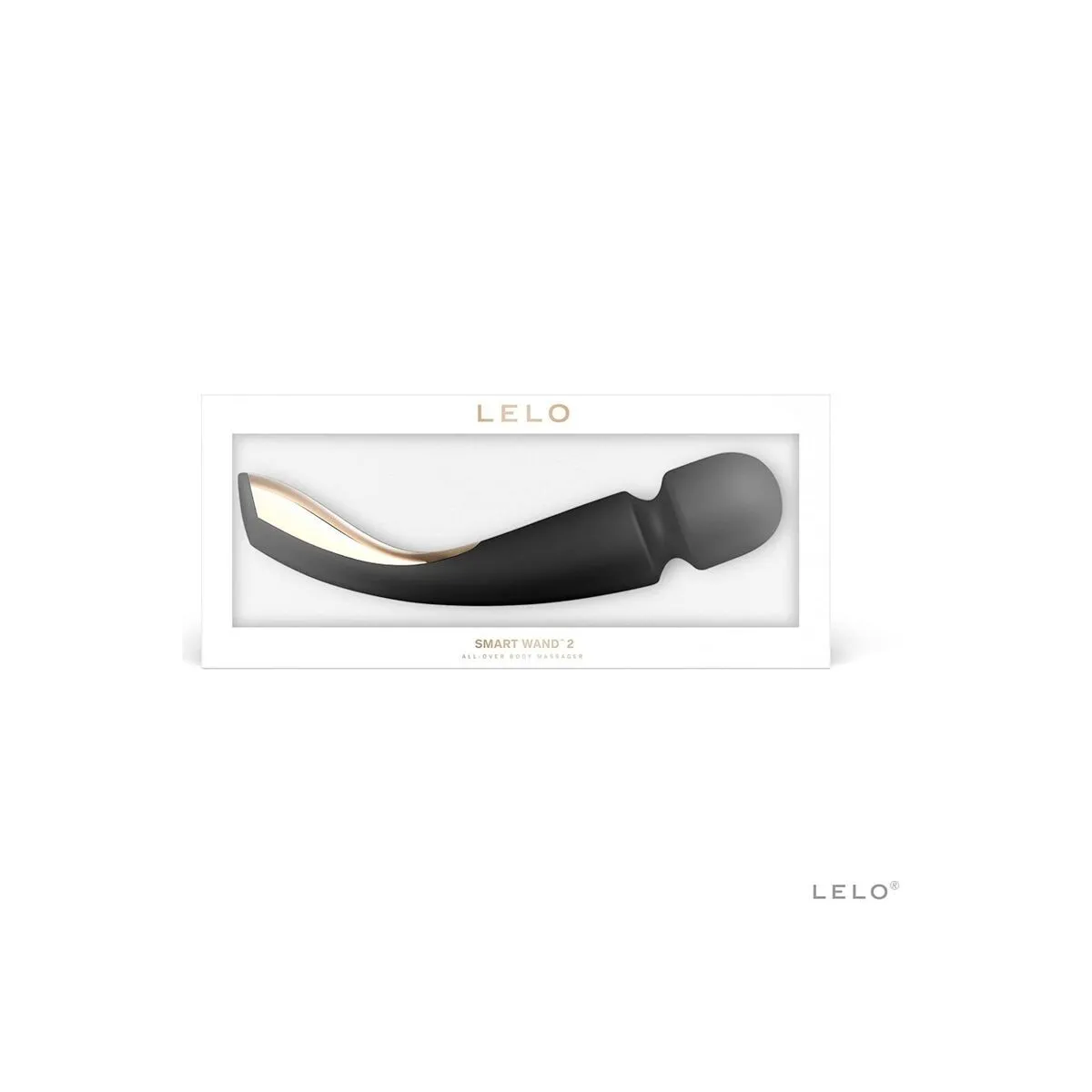 Smart Medium Wand 2 Schwarzes Massager von Lelo | Fesselliebe.de