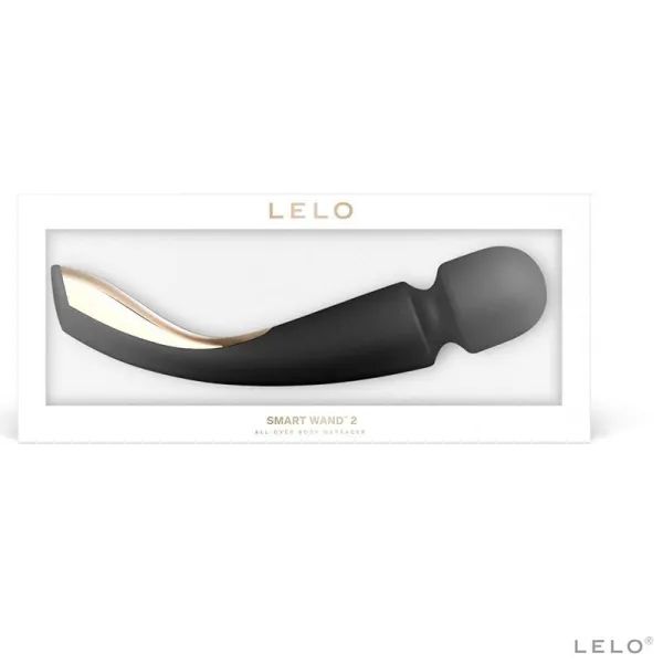 Smart Medium Wand 2 Schwarzes Massager von Lelo | Fesselliebe.de