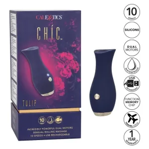 Chic Tulpe Massager Blau von Calexotics
