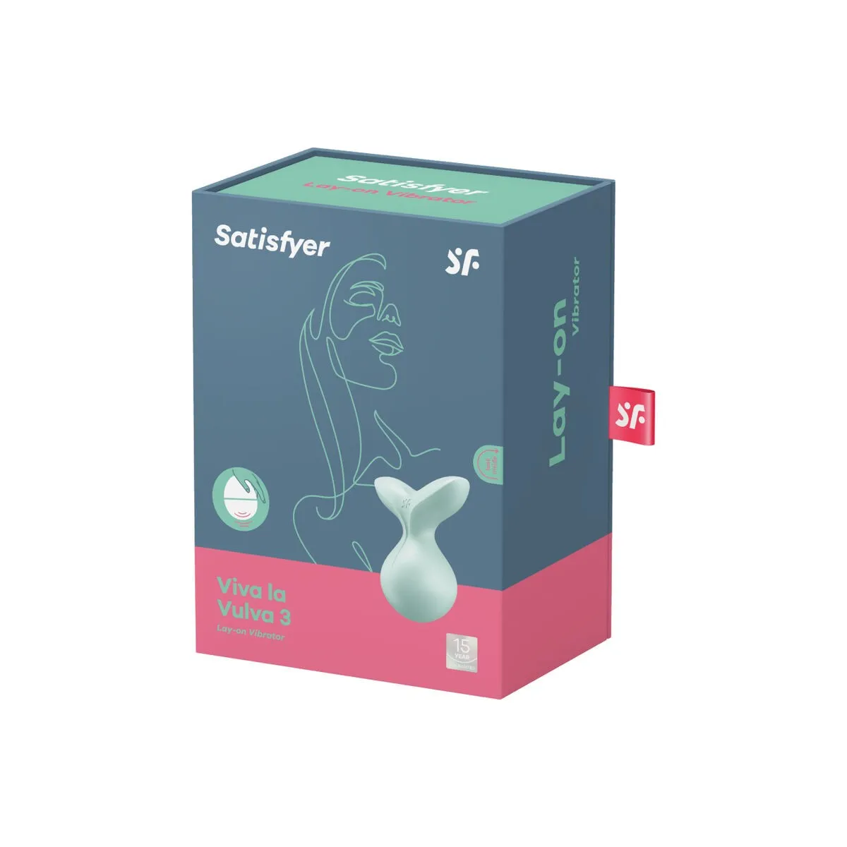 Viva La Vulva 3 Auflegvibrator Grün von Satisfyer Layons | Fesselliebe.de