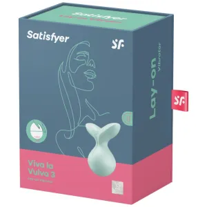 Viva La Vulva 3 Auflegvibrator Grün von Satisfyer Layons
