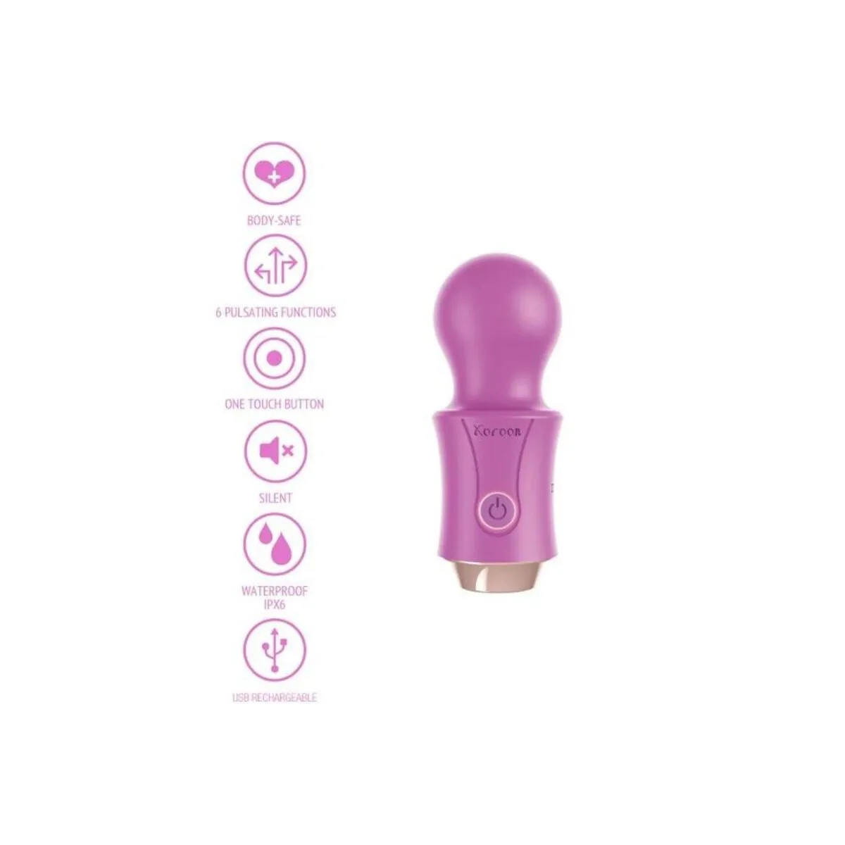 der Reisende Zauberstab Fuchsia von Xocoon | Fesselliebe.de