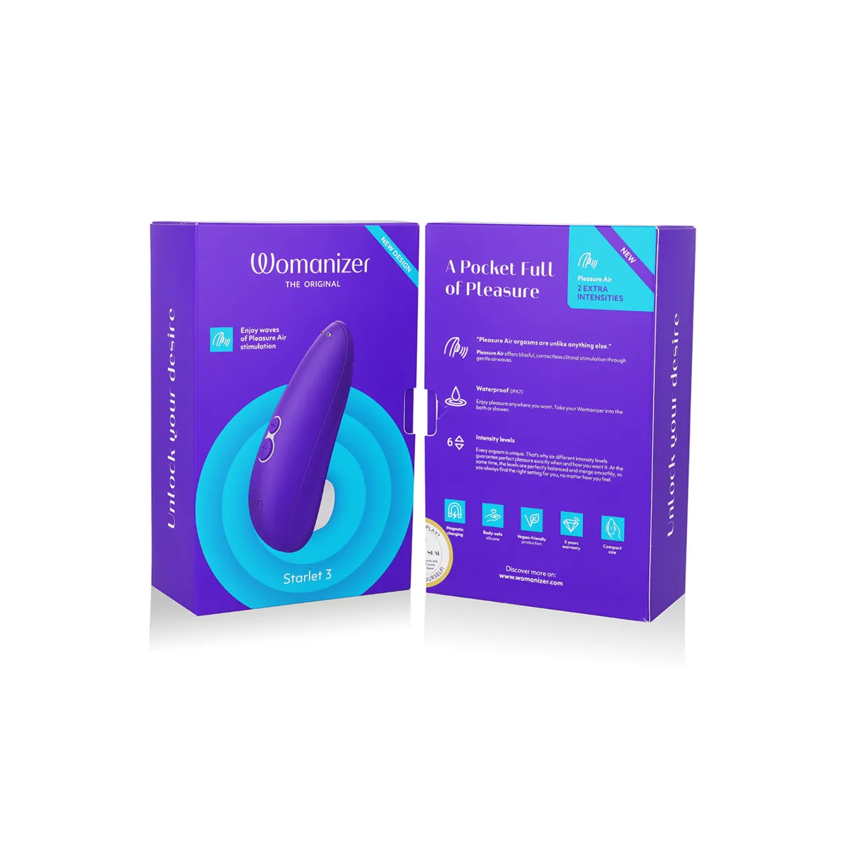 Starlet 3 Klitorasstimulator Indigo von Womanizer | Fesselliebe.de