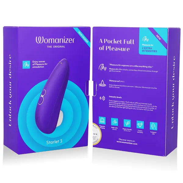 Starlet 3 Klitorasstimulator Indigo von Womanizer | Fesselliebe.de
