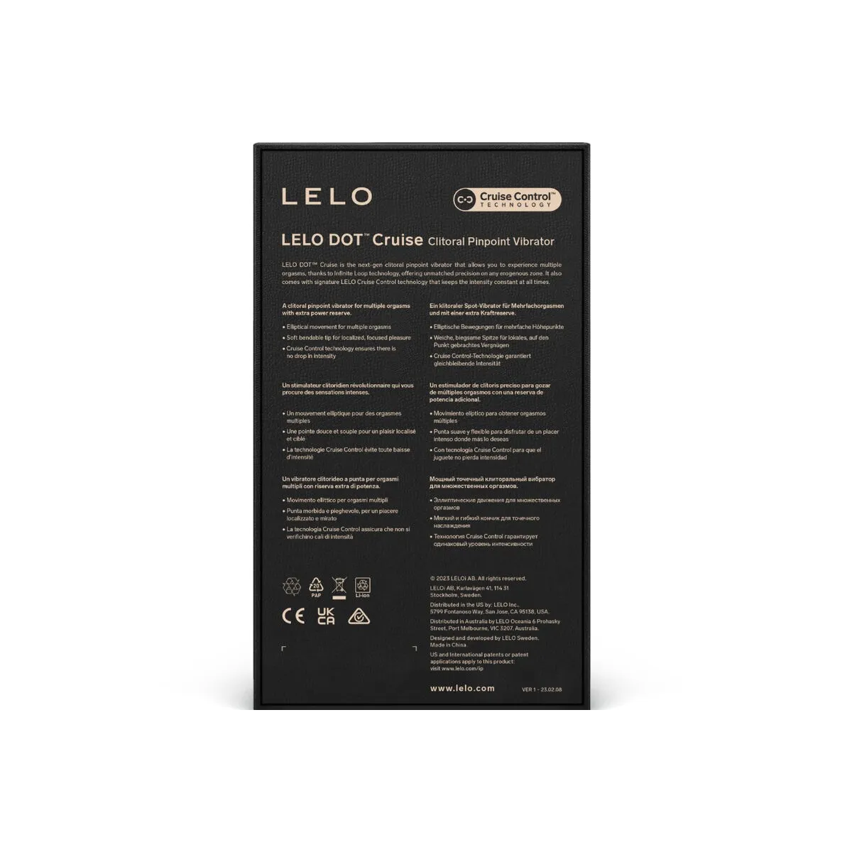 Dot Cruise Klitoris-Stimulator Pistaziengrün von Lelo | Fesselliebe.de