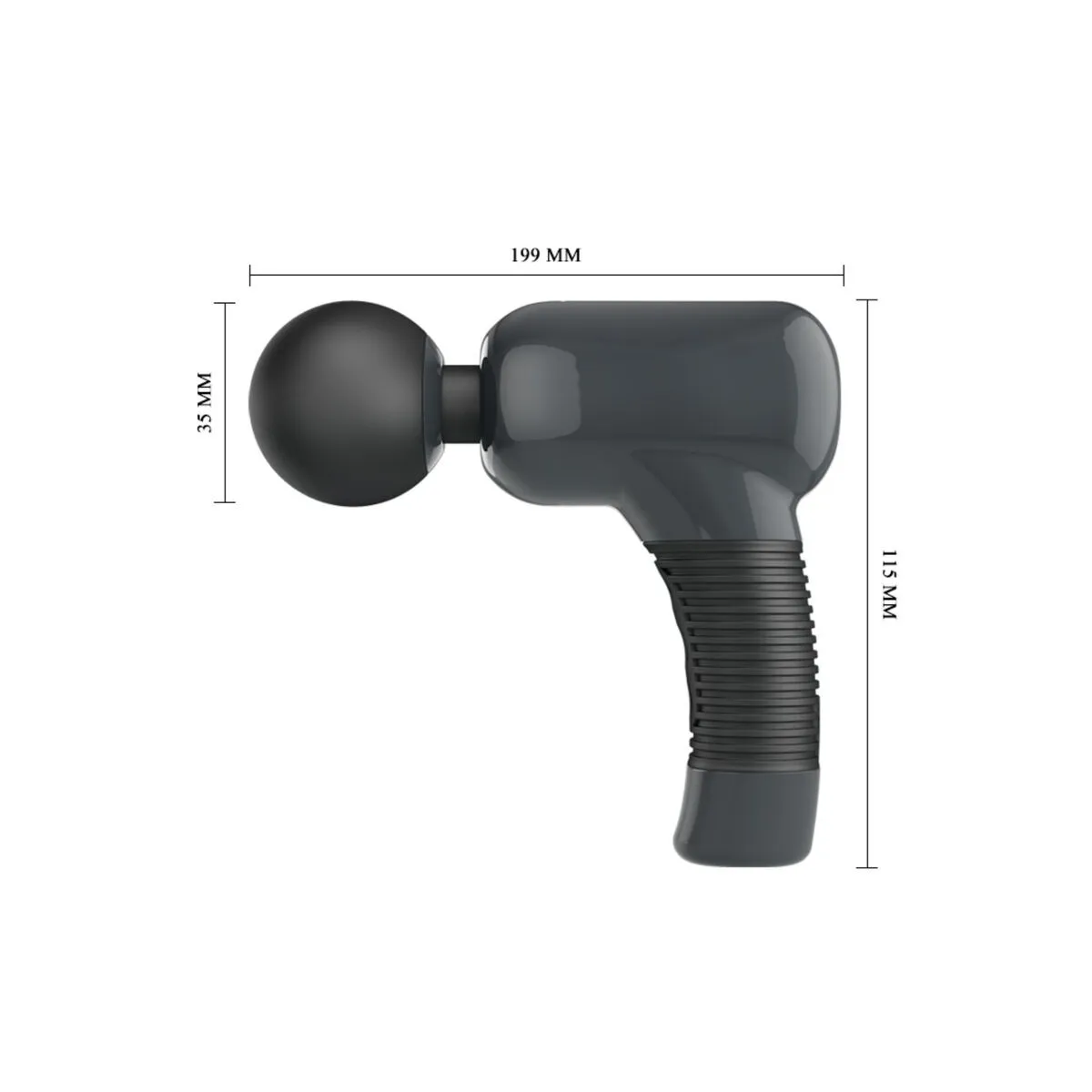 Wiederaufladbares Massager 7 Funktionen 5 Geschwindigkeiten von Pretty Love | Fesselliebe.de