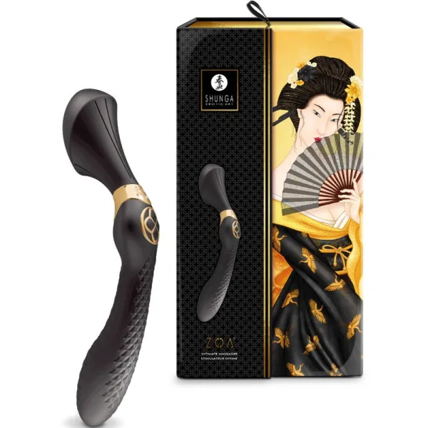 Zoa Intimmassager Schwarz von Shunga Toys | Fesselliebe.de