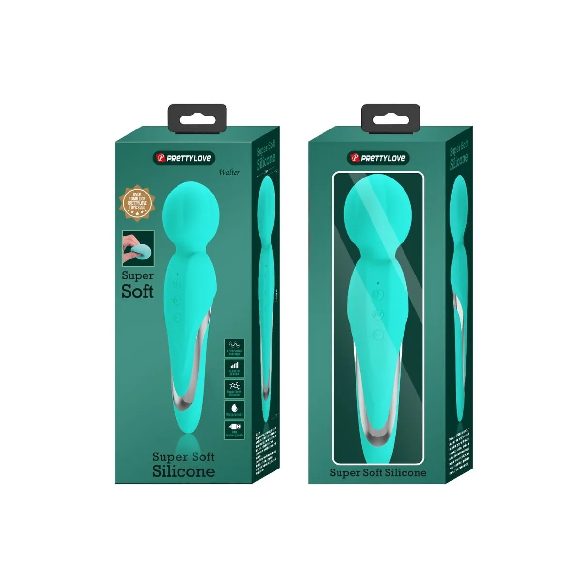 Walter Vibrator Stab Aqua Grün von Pretty Love Flirtation | Fesselliebe.de