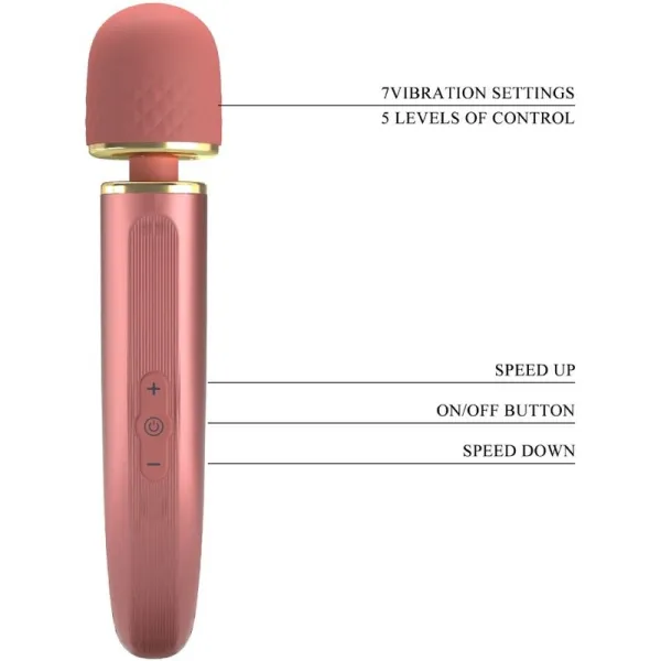 Massager 7 Vibrationsmodi Rosa von Pretty Love Smart | Fesselliebe.de