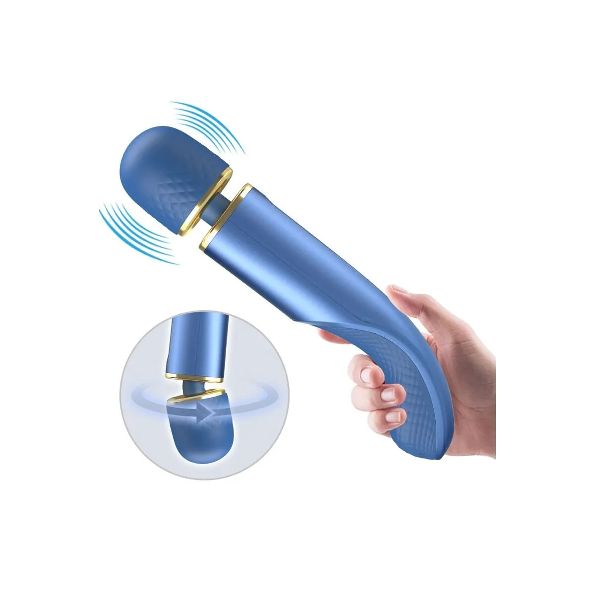 Massager 7 Vibrationsmodi Blau von Pretty Love Smart | Fesselliebe.de