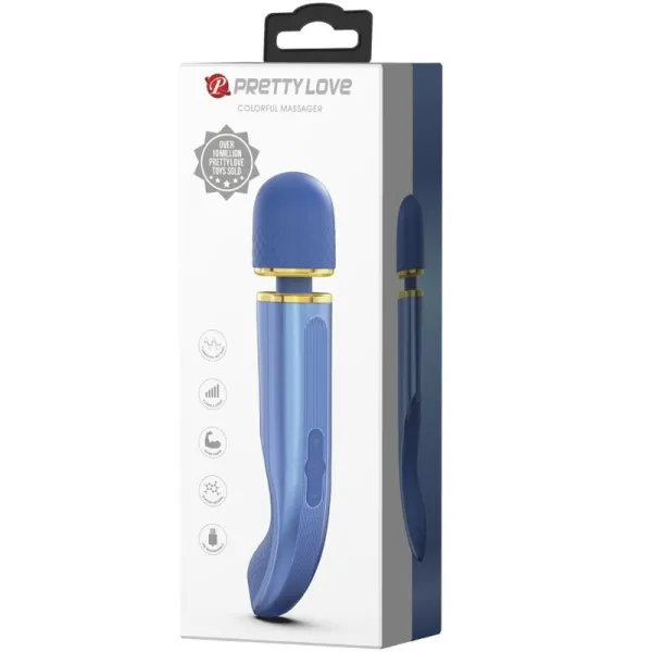 Massager 7 Vibrationsmodi Blau von Pretty Love Smart | Fesselliebe.de