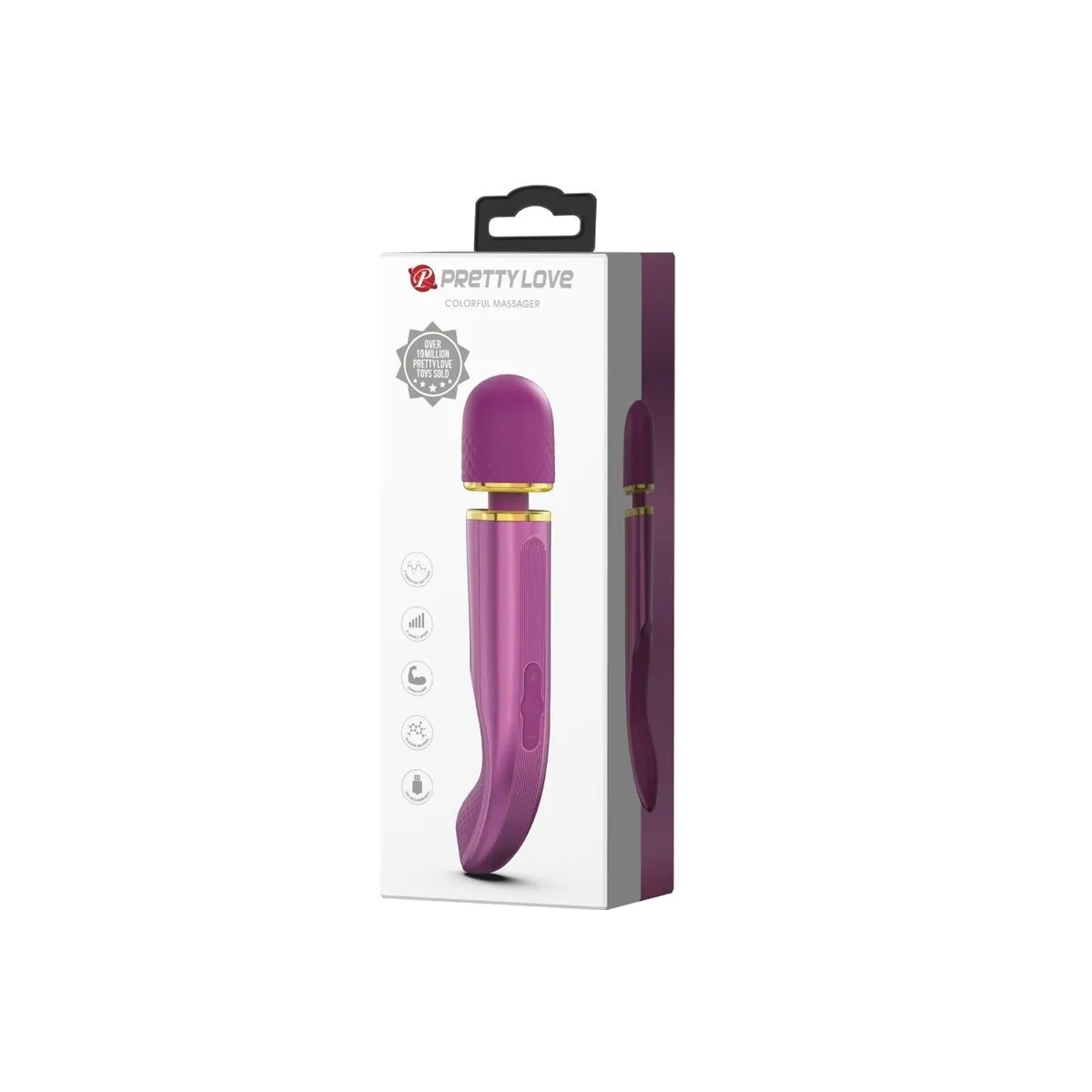 Massager 7 Vibrationsmodi Lila von Pretty Love Smart | Fesselliebe.de