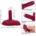 Rider Massager Doppelmotor mit Fernbedienung Rot von Calexotics