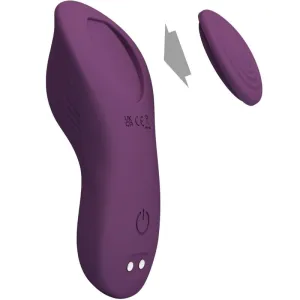 Mane Lay On Clitoris Massager 10 Vibrationen mit Fernbedienung Lila von Pretty Love