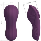 Mane Lay On Clitoris Massager 10 Vibrationen mit Fernbedienung Lila von Pretty Love | Fesselliebe.de