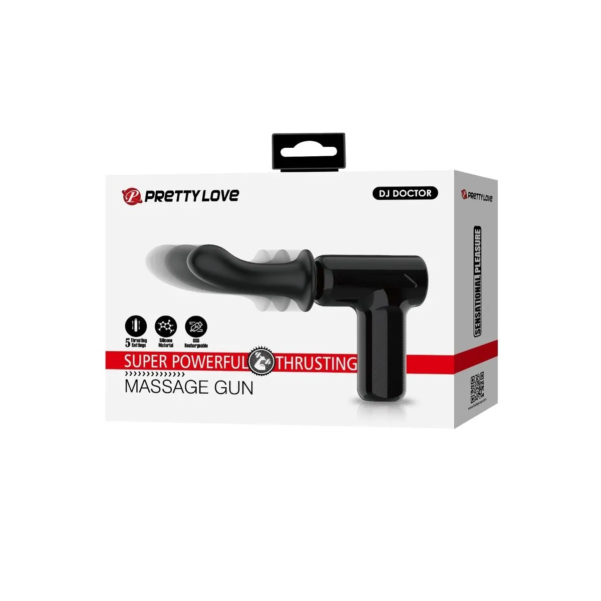 Dj Doctor Massager 5 Einstellungen Schwarz von Pretty Love C-Type | Fesselliebe.de