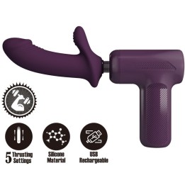 Dj Scholar Massager 5 Einstellungen Lila von Pretty Love C-Type | Fesselliebe.de