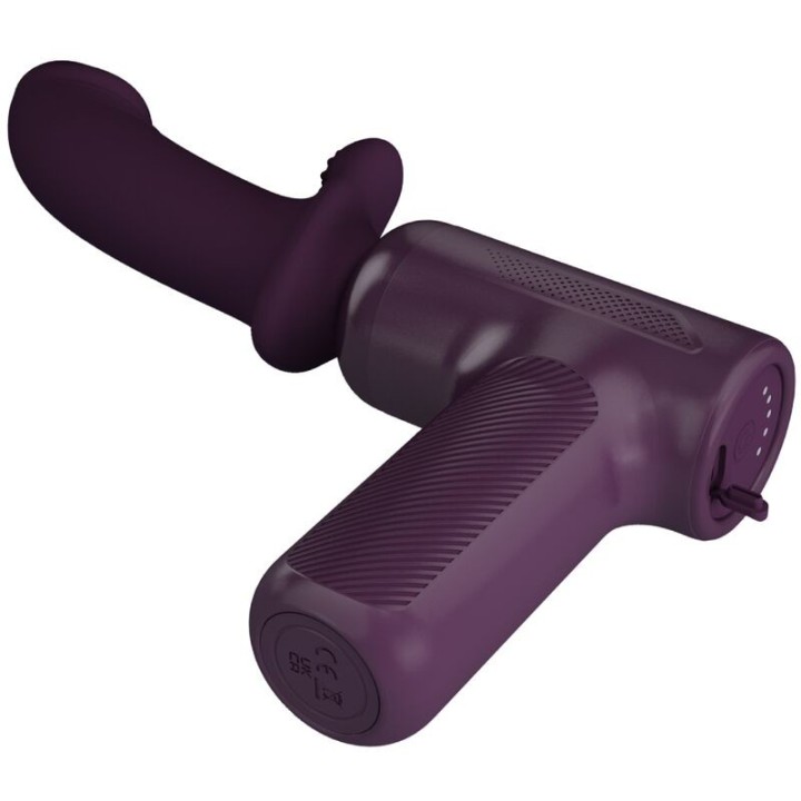 Dj Scholar Massager 5 Einstellungen Lila von Pretty Love C-Type | Fesselliebe.de