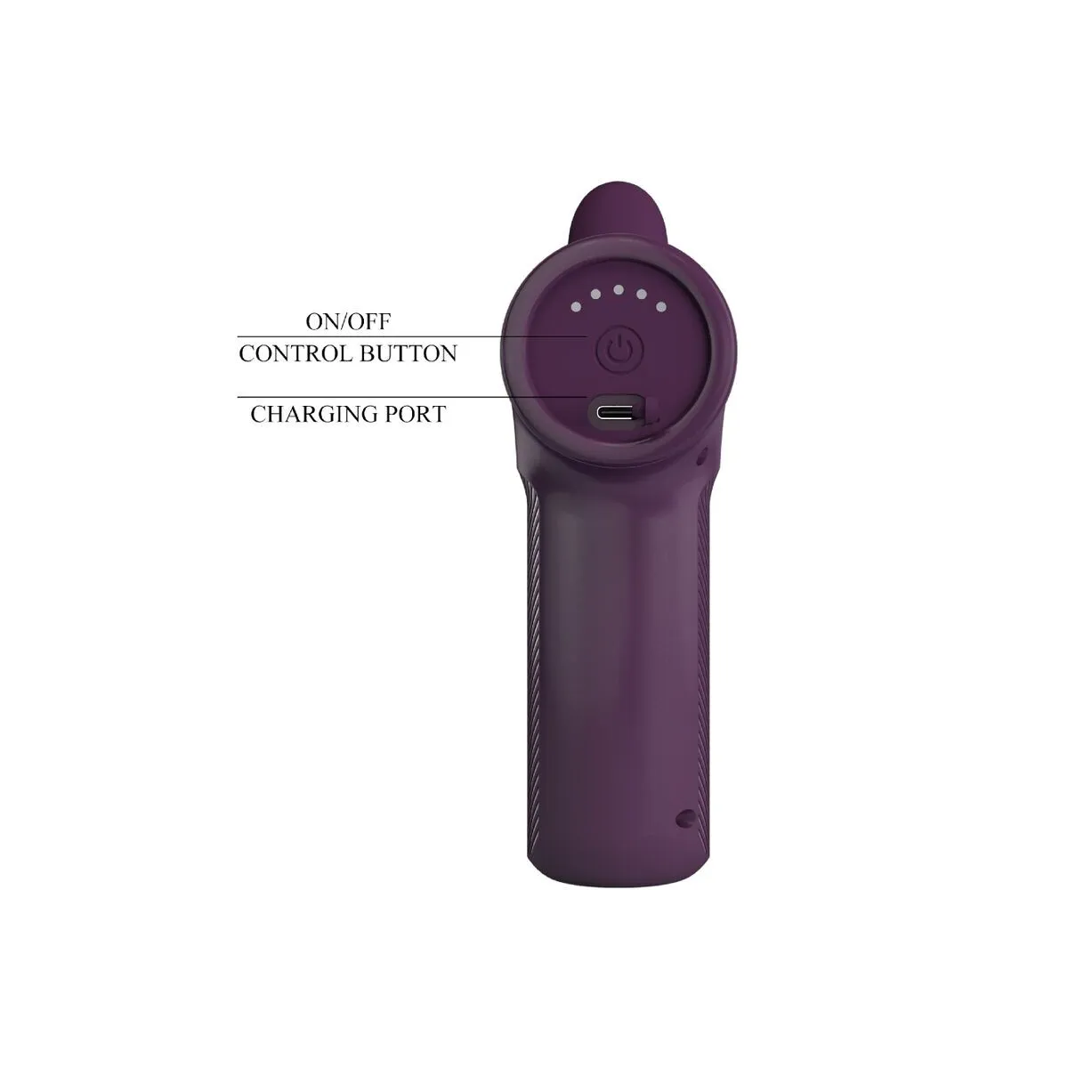Dj Scholar Massager 5 Einstellungen Lila von Pretty Love C-Type | Fesselliebe.de