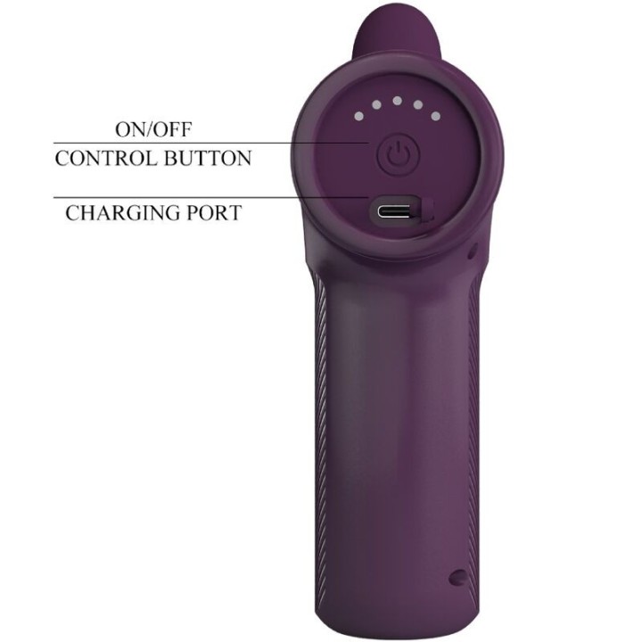 Dj Scholar Massager 5 Einstellungen Lila von Pretty Love C-Type | Fesselliebe.de