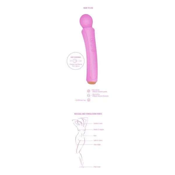 der Gebogene Stab Fuchsia von Xocoon | Fesselliebe.de