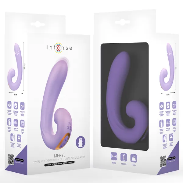 Meryl Doppelvibration Klitorisstimulator von Intense Fun | Fesselliebe.de