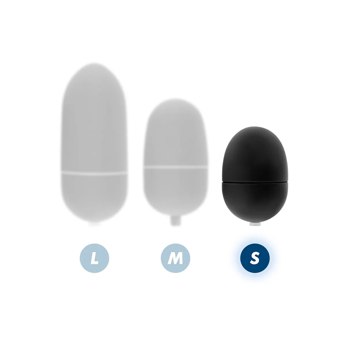 Vibrierendes Ei mit Fernbedienung Schwarz von Online | Fesselliebe.de