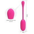 Doreen wiederaufladbares Vibrierendes Ei Magenta mit Fernbedienung von Pretty Love Smart