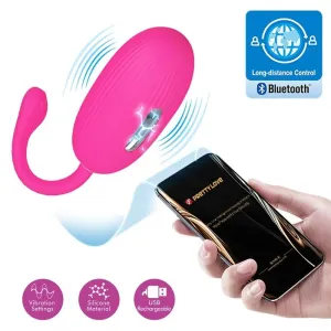 Doreen wiederaufladbares Vibrierendes Ei Magenta mit Fernbedienung von Pretty Love Smart