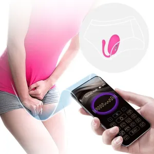Doreen wiederaufladbares Vibrierendes Ei Magenta mit Fernbedienung von Pretty Love Smart