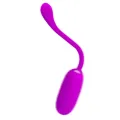 Julius Wasserdichtes, wiederaufladbares Vibrationsei Lila von Pretty Love Smart