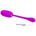 Julius Wasserdichtes, wiederaufladbares Vibrationsei Lila von Pretty Love Smart