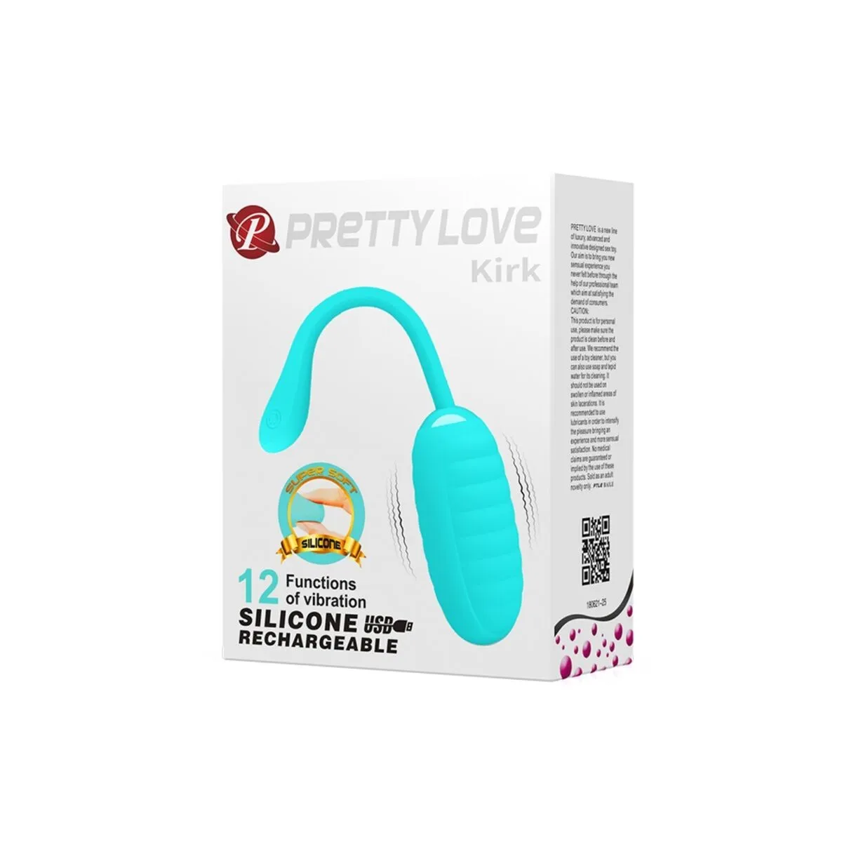 Kirk Hellgrünes wiederaufladbares Vibrierendes Ei von Pretty Love Smart | Fesselliebe.de