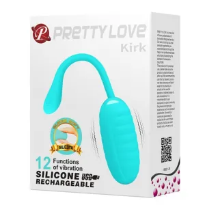 Kirk Hellgrünes wiederaufladbares Vibrierendes Ei von Pretty Love Smart