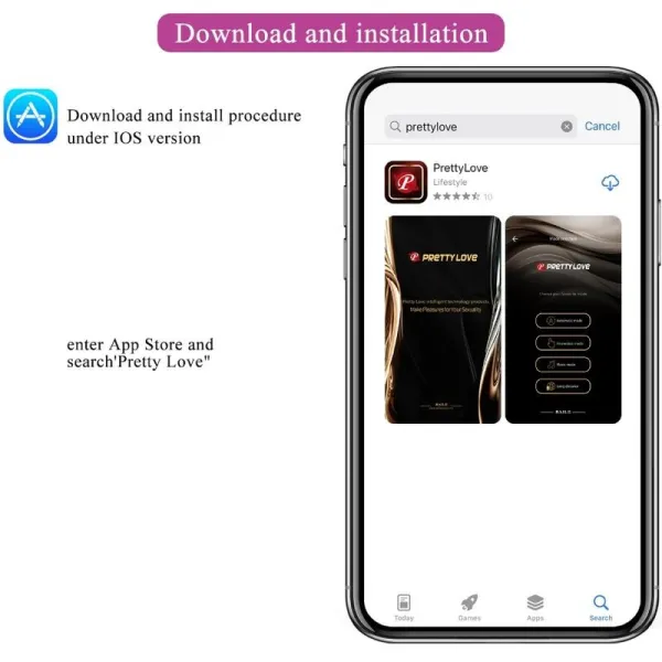 Catalina Pink wiederaufladbares Vibrierendes Ei von Pretty Love Smart | Fesselliebe.de