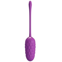 Vibrierendes Ei mit Lila wiederaufladbarer Meerestextur von Pretty Love Smart | Fesselliebe.de