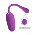 Vibrierendes Ei mit Lila wiederaufladbarer Meerestextur von Pretty Love Smart