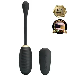 Doreen Luxury wiederaufladbares Vibrierendes Ei Schwarz mit Fernbedienung von Pretty Love Smart