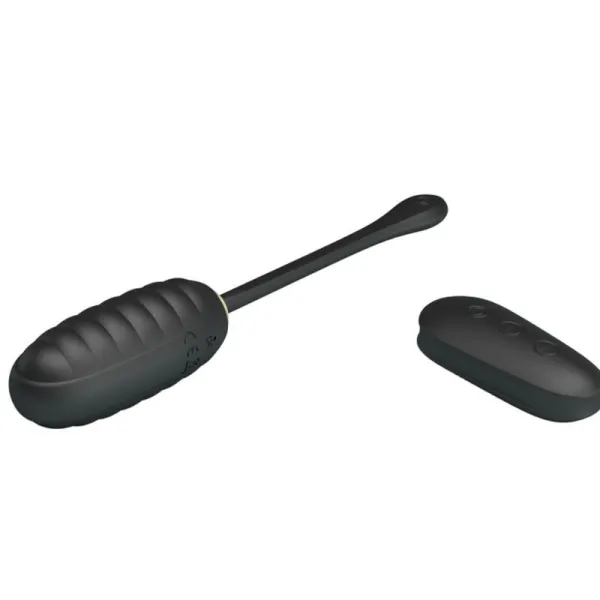 Doreen Luxury wiederaufladbares Vibrierendes Ei Schwarz mit Fernbedienung von Pretty Love Smart | Fesselliebe.de