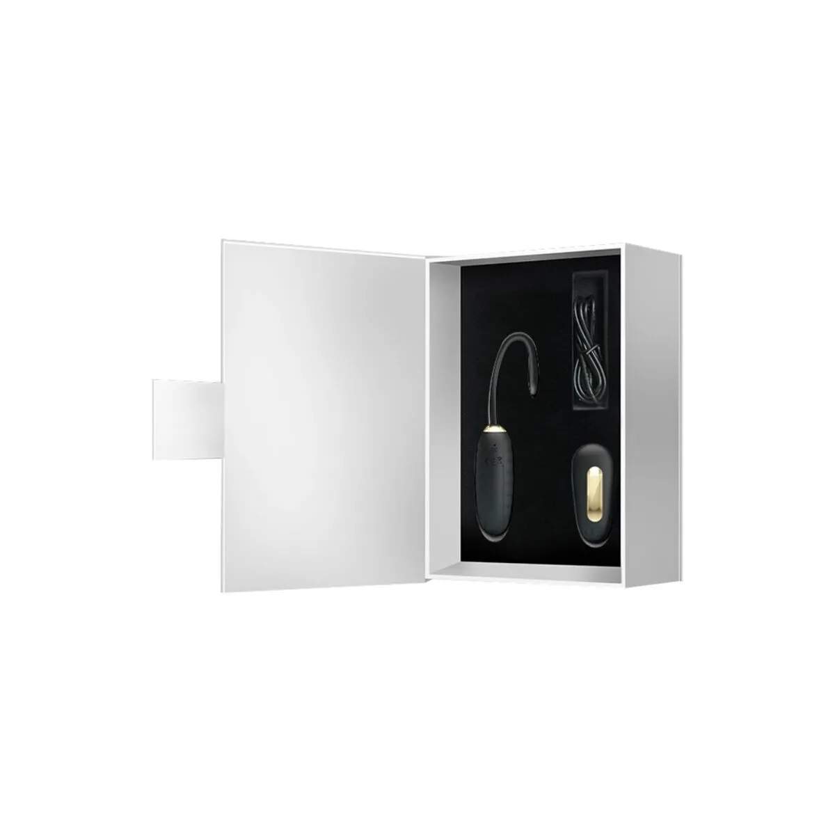 Doreen Luxury wiederaufladbares Vibrierendes Ei Schwarz mit Fernbedienung von Pretty Love Smart | Fesselliebe.de