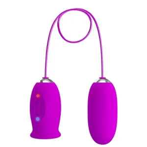 Daisy Dual Egg wiederaufladbarer Vibrator Lila von Pretty Love Flirtation