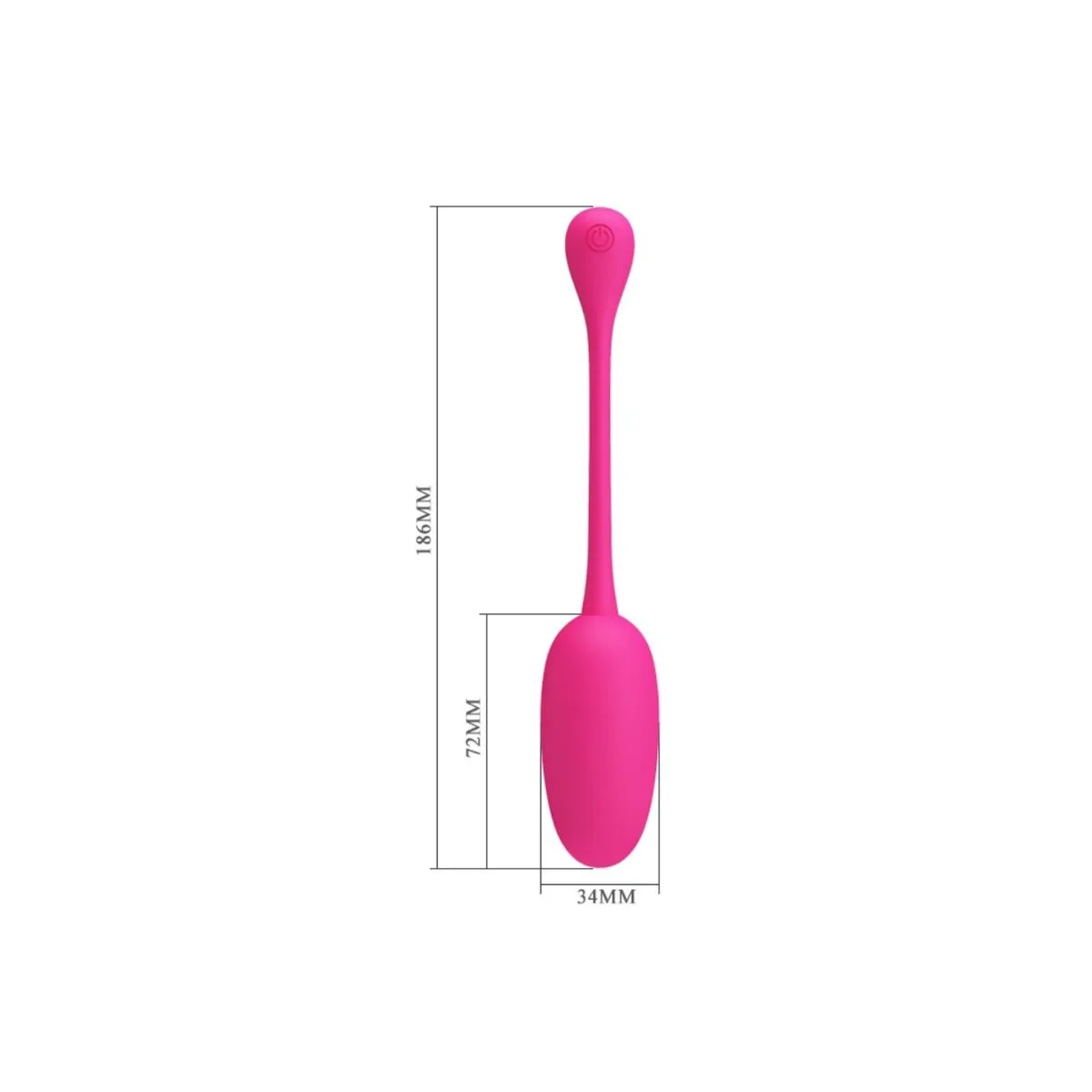 Knucker Pink wiederaufladbares Vibrations-Ei von Pretty Love Flirtation | Fesselliebe.de
