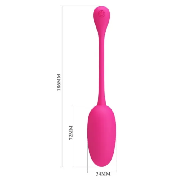 Knucker Pink wiederaufladbares Vibrations-Ei von Pretty Love Flirtation | Fesselliebe.de