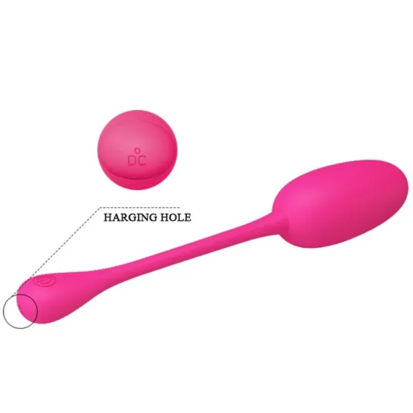 Knucker Pink wiederaufladbares Vibrations-Ei von Pretty Love Flirtation | Fesselliebe.de