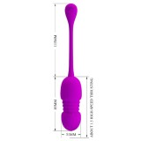 Callie Purple wiederaufladbares Vibrations-Ei von Pretty Love C-Type | Fesselliebe.de