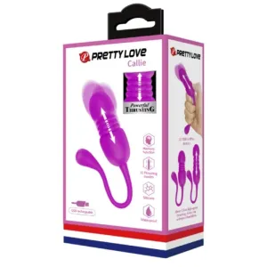 Callie Purple wiederaufladbares Vibrations-Ei von Pretty Love C-Type
