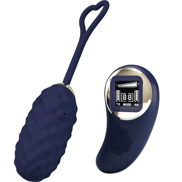 Vivian Blue Vibrations-Ei mit Fernbedienung von Pretty Love Led | Fesselliebe.de