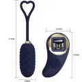 Vivian Blue Vibrations-Ei mit Fernbedienung von Pretty Love Led
