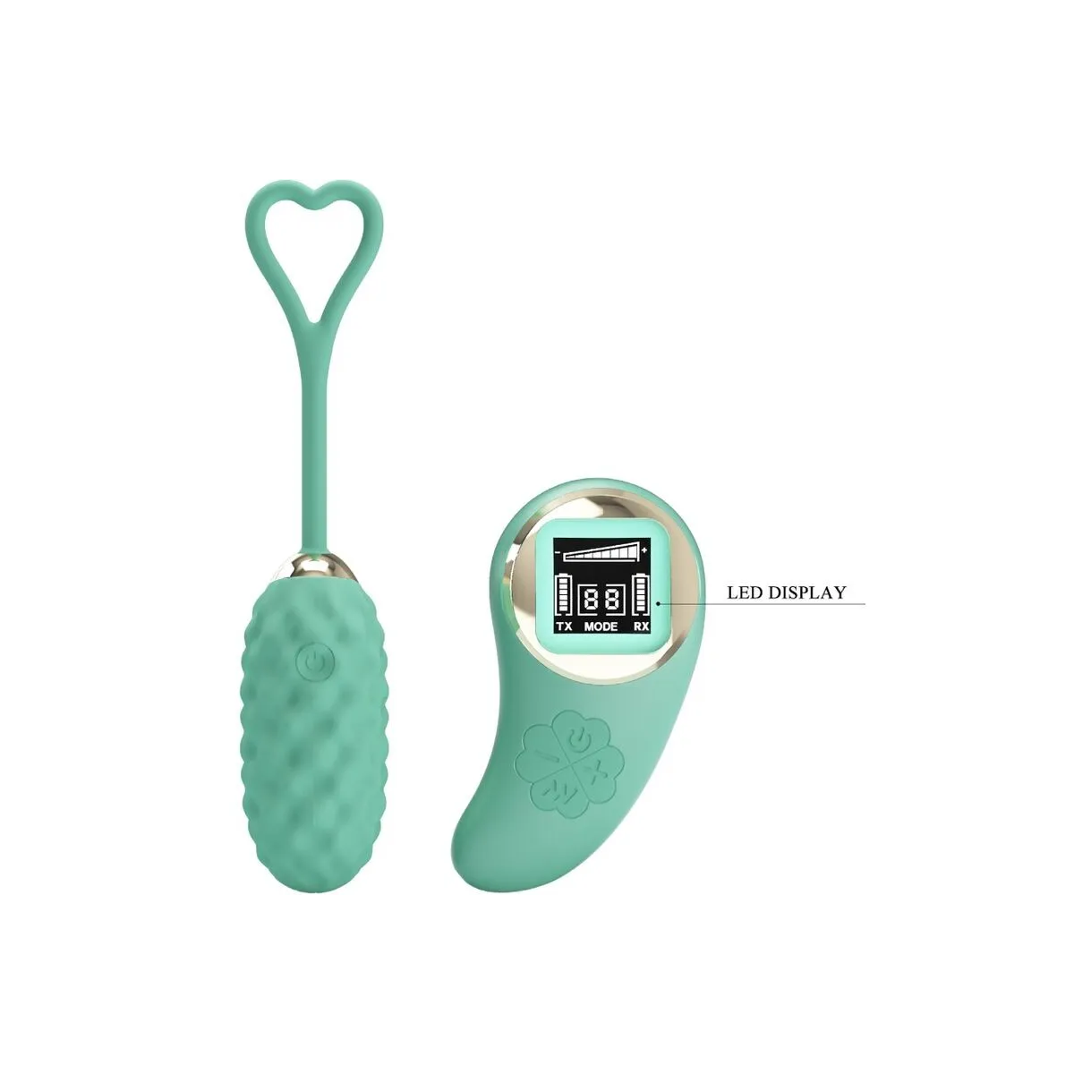 Vivian Green Vibrierendes Ei mit Fernbedienung von Pretty Love Led | Fesselliebe.de